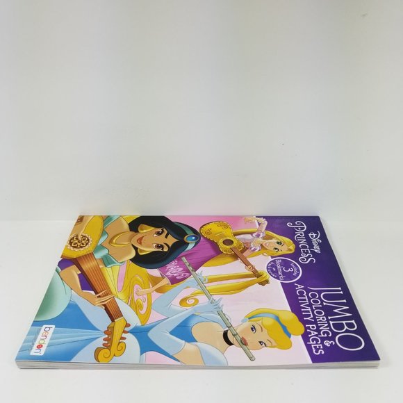 Disney Princess Jumbo Coloring Activity Book - Picture 6 of 7